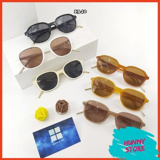[CỰC HOT] Mắt Kính Oval Hàn Quốc Nhựa Dẻo Cao Cấp 💖FREESHIP💖 Gọng Kính Mát Nữ Unisex Thời Trang H1340