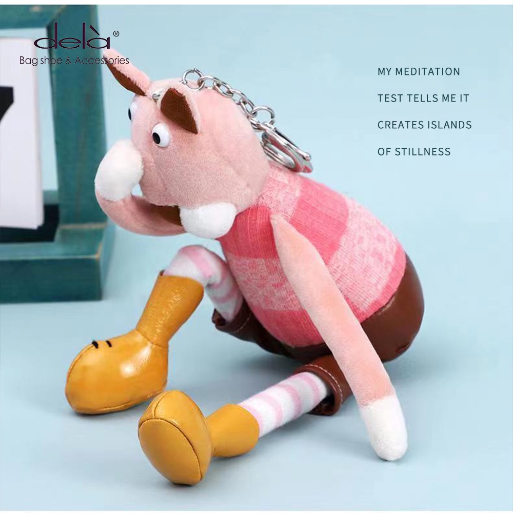 Dela Phụ Kiện Móc Khóa Hình Thỏ Dễ Thương Xinh Xắn