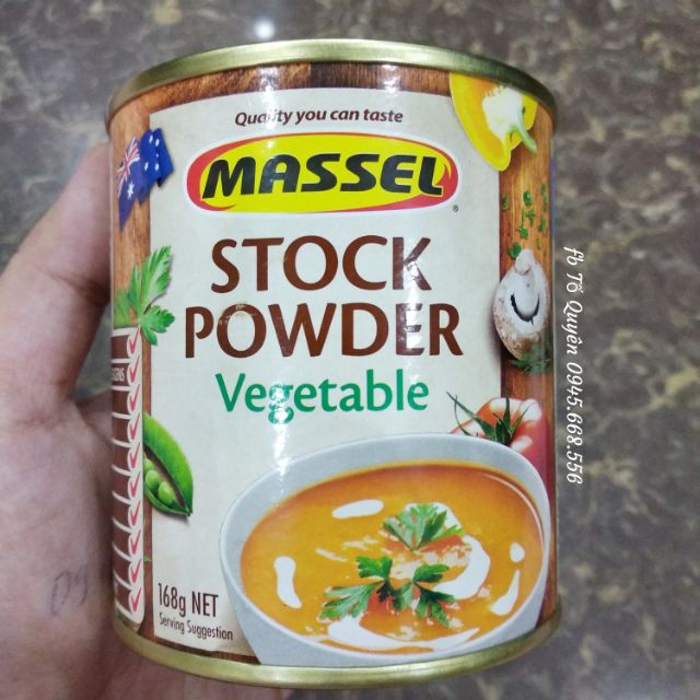 ❤ BỘT NÊM Massel Stock Powder (Úc) - 168gr