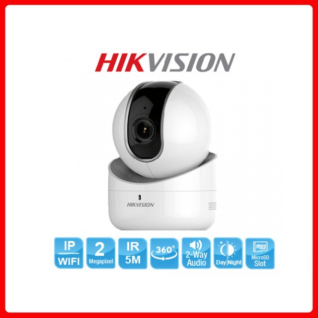 Camera Wifi không dây Hikvision Q21 DS-2CV2Q21FD-IW 2.0MP Xoay 360 đàm thoại 2 chiều - BH 24 tháng chính hãng