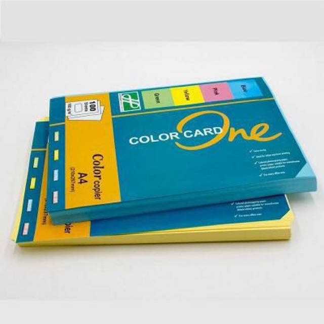 Giấy bìa màu A4 One ĐL 160gsm - Bìa màu Paper One