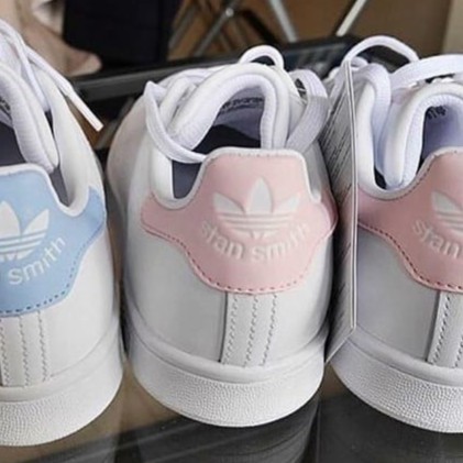 Giầy Stan Smith (gót hồng)