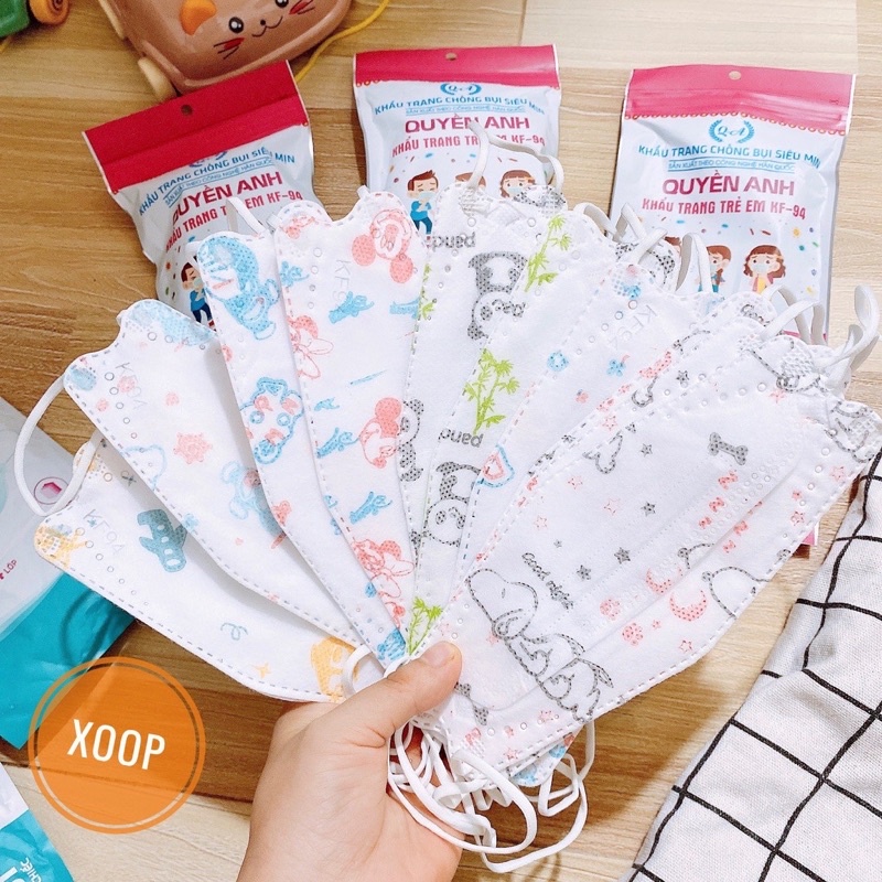 KHẨU TRANG KHÁNG KHUẨN 4 LỚP 4D KF94 MASK CHO BÉ[THÙNG 600 CÁI]