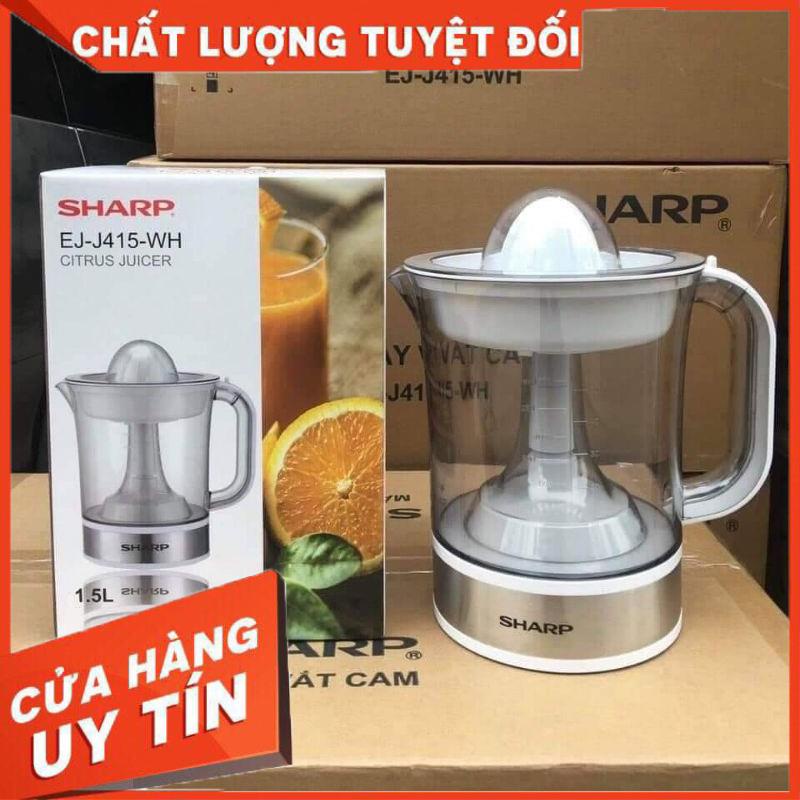 Máy vắt cam Sharp EJ-J415-WH 1,5L công suất 40W lưới lọc 2 lớp điều chỉnh, hàng chính hãng BH 12 tháng