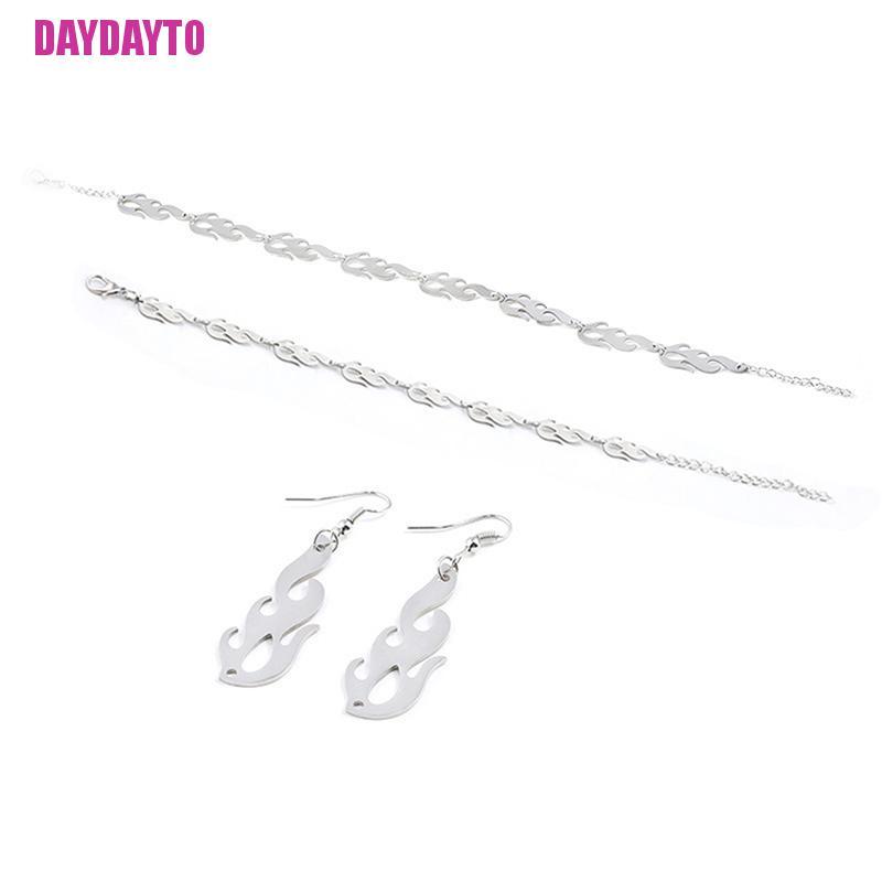 Vòng Cổ Choker Kim Loại Hình Ngọn Lửa Phong Cách Punk Hip Hop