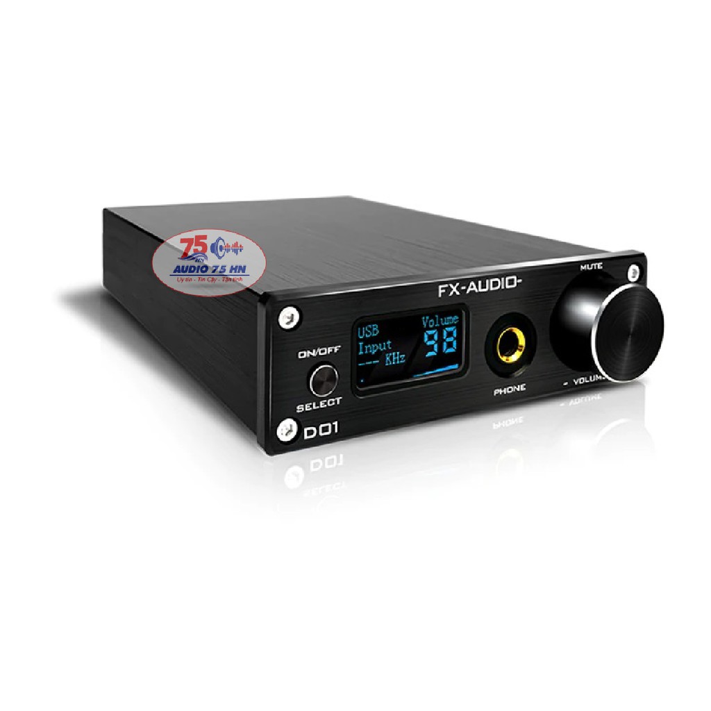 Bộ giải mã DAC FX audio D01 32bit Bluetooth - bản nâng cấp hoàn hảo của X7