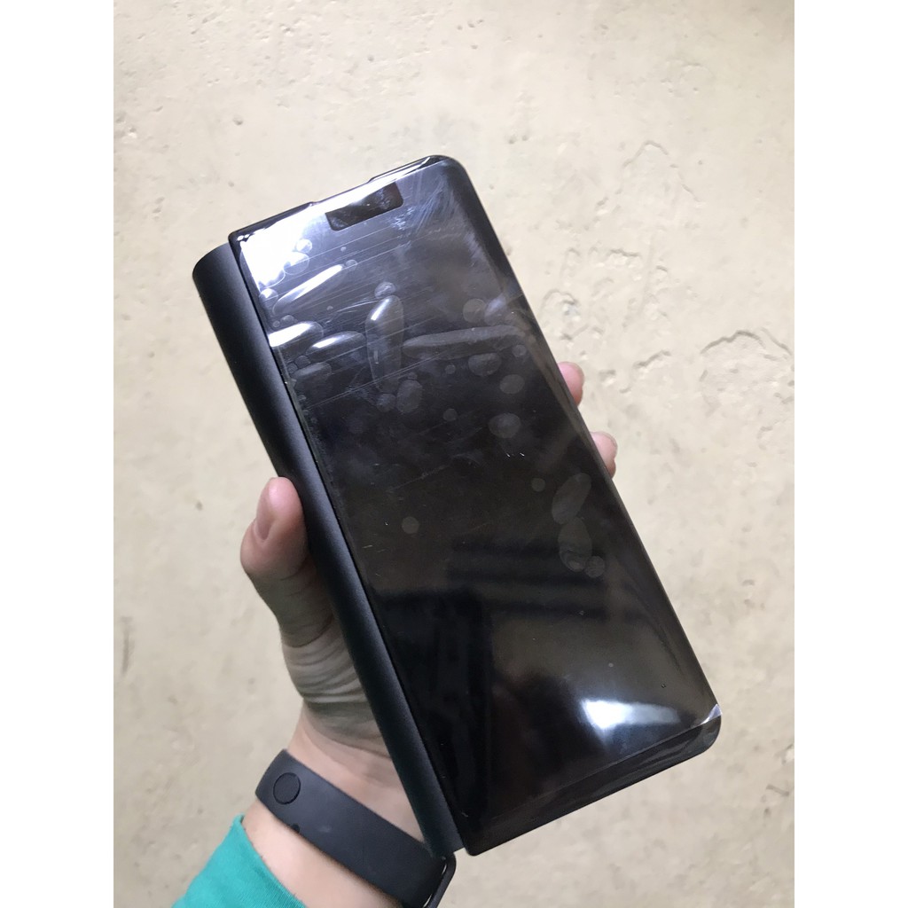 CHÍNH HÃNG Bao da ốp lưng 2 mặt điện thoại mặt gương cho Z Fold 3 4 LẬT NGANG samsung ZFold3 Zfold4 samsung W22