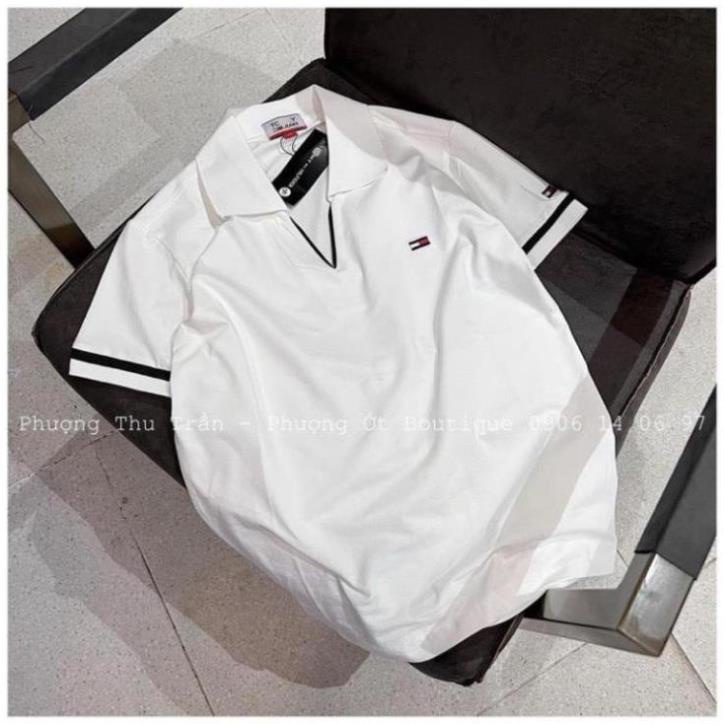 , Áo phông polo nữ cổ V, Áo thun polo nữ cổ V, Chất cá sấu siêu đẹp siêu mát.