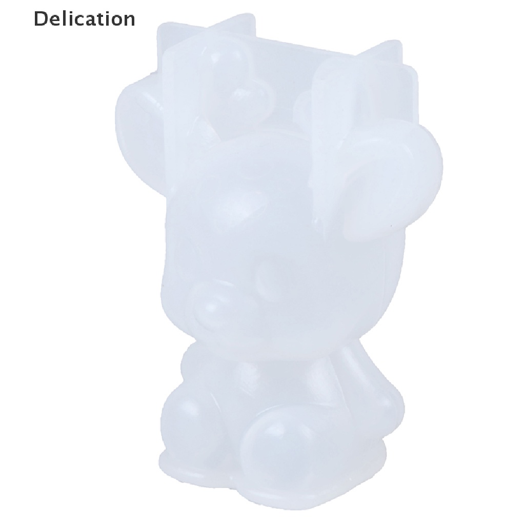 [Delication] Khuôn silicone Hình Gấu Hình Học Nổi Trang Trí Gương Trang Sức Hàng Hóa Trang Trí DIY