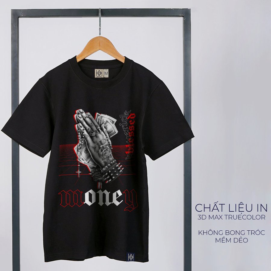 Áo thun nam nữ phông unisex nguyện cầu nhiều tiền áo Gangter Maverick phong cách Mỹ Form rộng giấu quần KK40161
