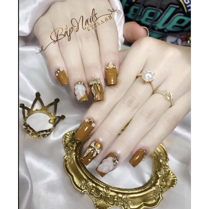Hoa bột nail gắn móng tay Hoa cúc góc tay - THIÊN DI NAIL