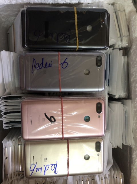 Vỏ điện thoại redmi 6 vỏ + xương