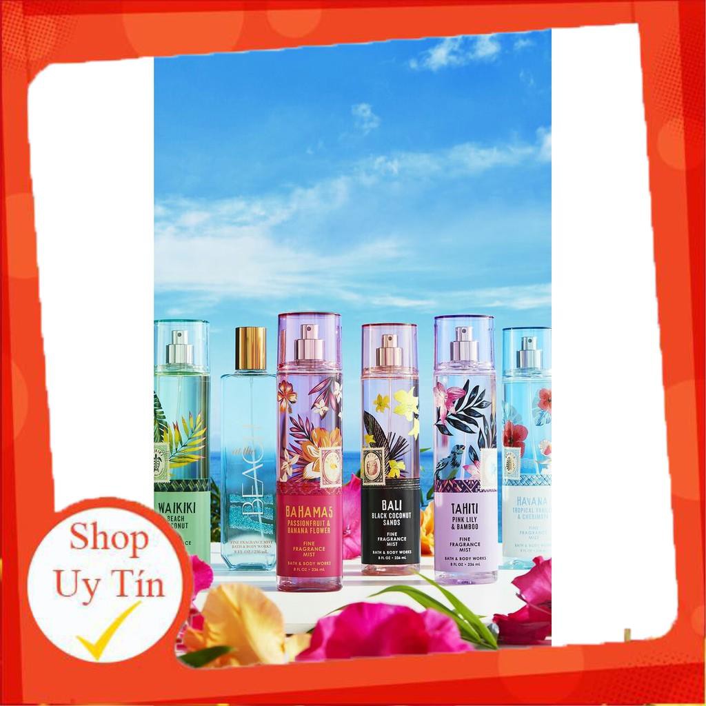 Xịt Thơm Bath & Body Works Fine Fragrance Mist - NEW TROPICAL 2019 🍭Hot🍭 | Thế Giới Skin Care