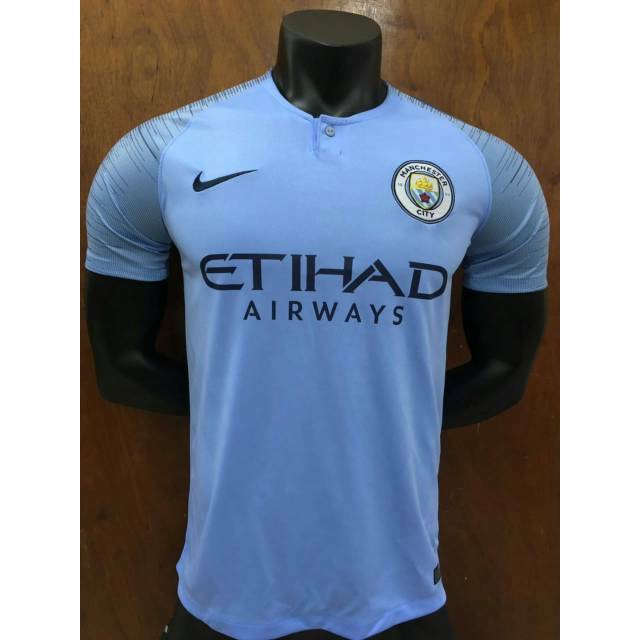 Áo Thun Đá Banh Manchester City Home 2018 / 2019