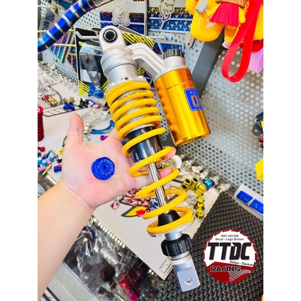 [ Tặng Núm CNC ] Phuộc Ohlins 1:1 gắn xe Vario Scoopy Vision Ab tặng kèm núm cnc tăng chỉnh thật ☺️✌