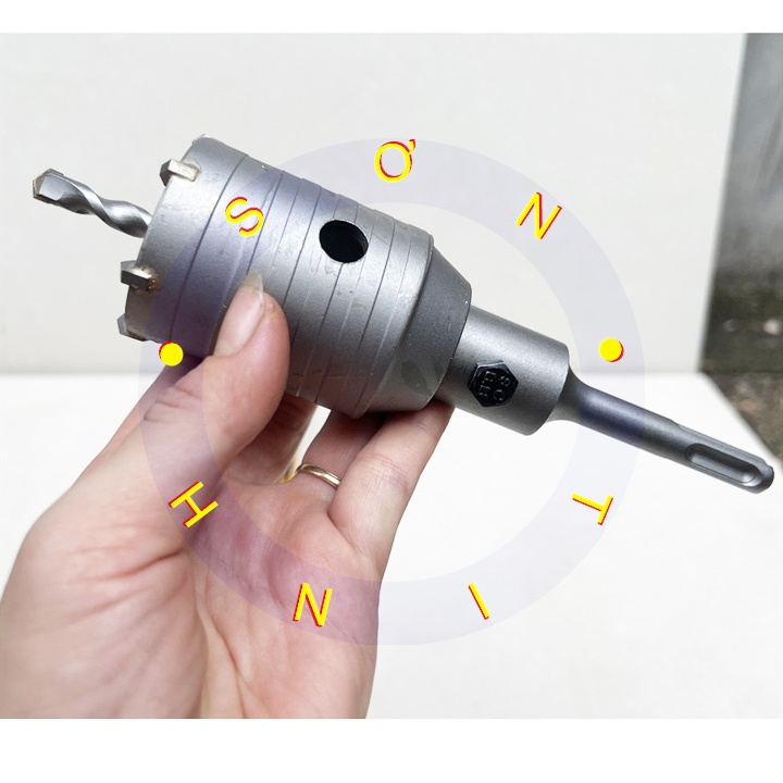 Mũi khoan lỗ khoét lỗ tường bê tông 50mm TOLSEN 75890