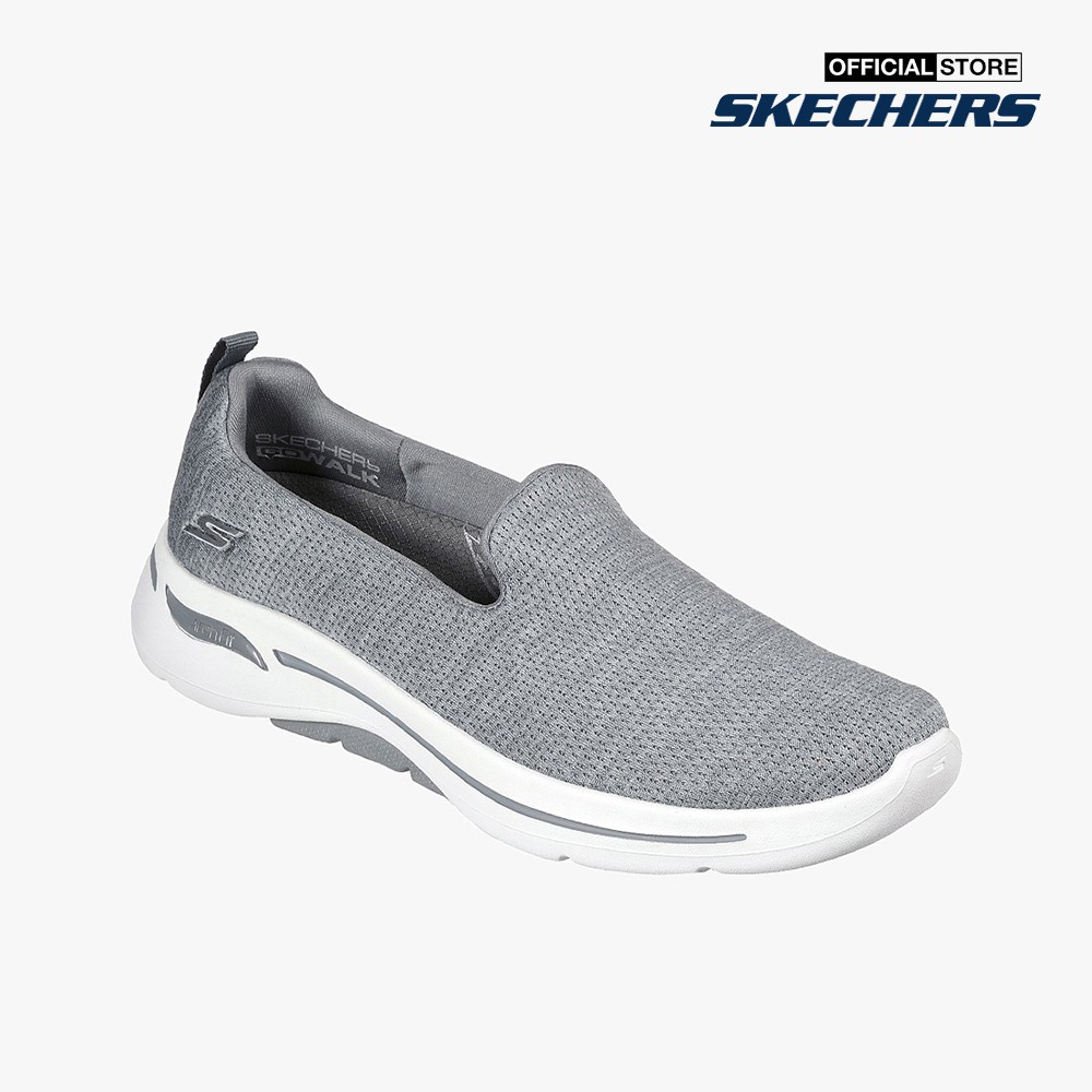 SKECHERS - Giày slip on nữ GOwalk Arch Fit Unlimited Time 124480-GRY