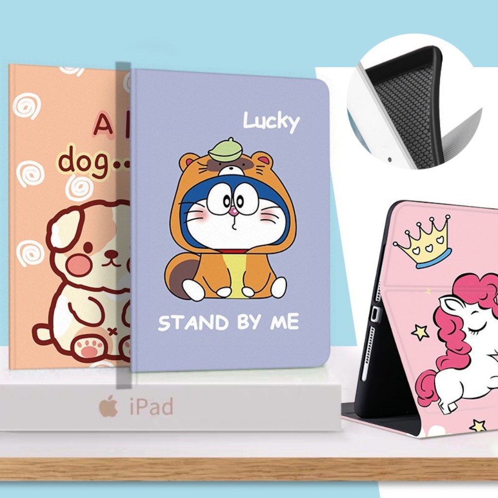 Bao da ipad Silicon hình Lucky cute (Full đời ipad) iPad Pro 11''/9.7/10.5/Air 3/Air 4/10.2 gen7/8...Mart Case | BigBuy360 - bigbuy360.vn