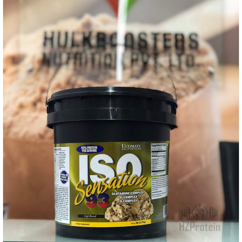 ULTIMATE NUTRITION ISO SENSATION 93 -  ISO93 WHEY PROTEIN ISOLATE, SỮA WHEY PROTEIN ISO 93 HỖ TRỢ PHÁT TRIỂN CƠ BẮP
