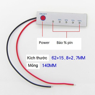 Mạch báo pin 3s
