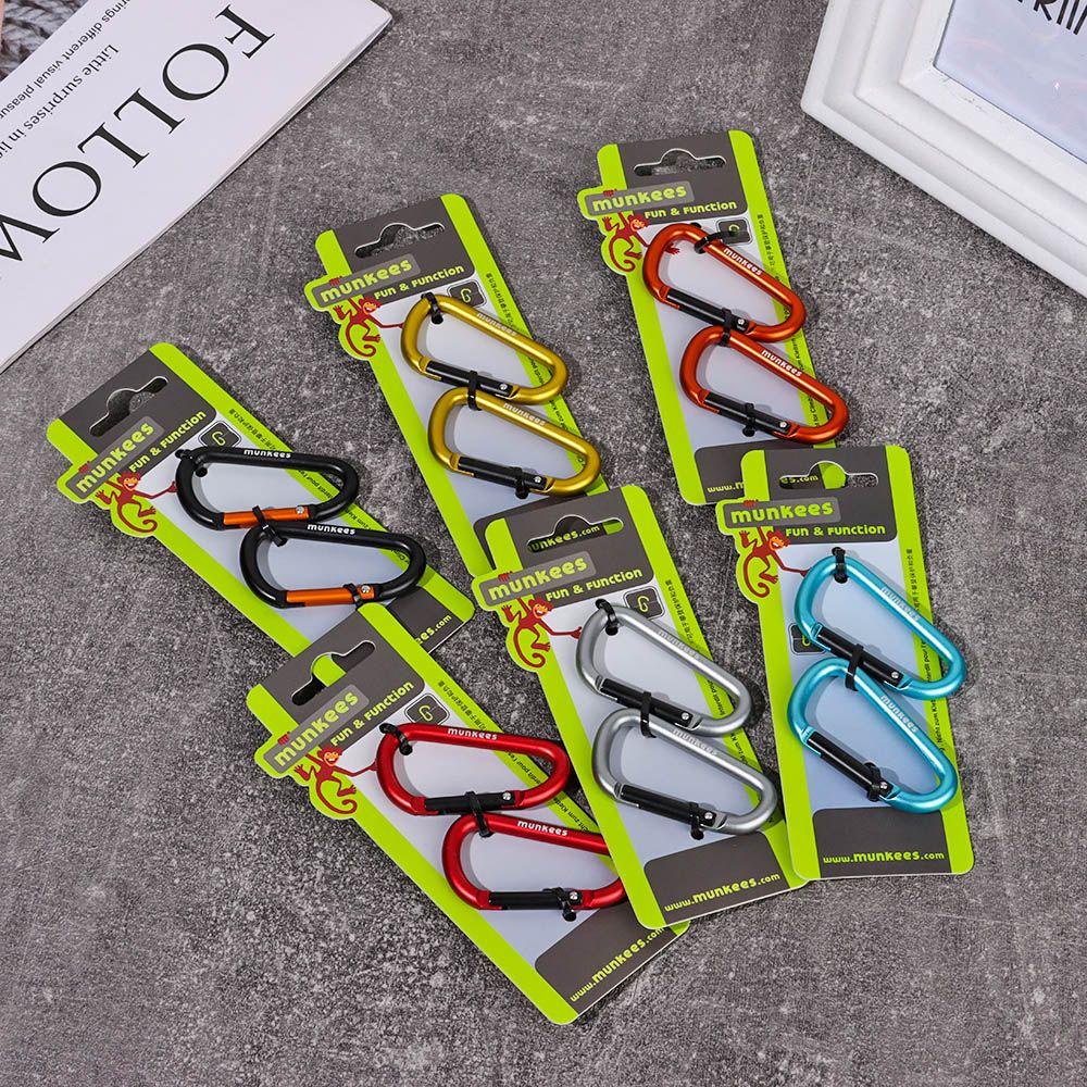 MYRONGVN Set 2 Móc Khóa Leo Núi Bằng Hợp Kim Nhôm Nhiều Màu Sắc Mới