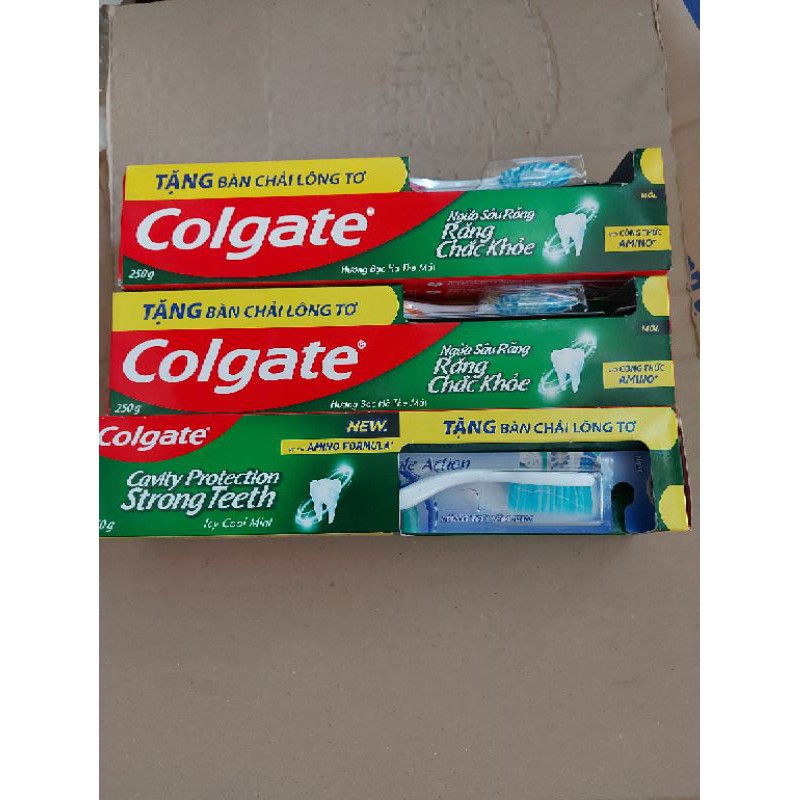 (tặng bàn chảy cao cấp)Kem đánh răng Colgate ngừa sâu răng 250g