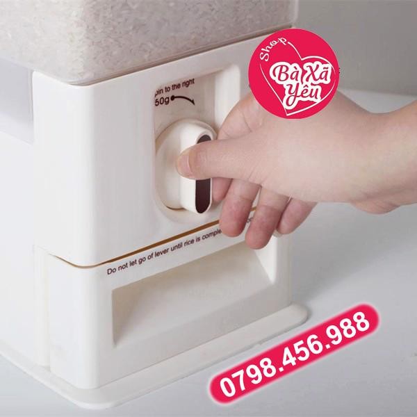 Thùng Đựng Gạo Đứng Tashuan 10kg - BX2415