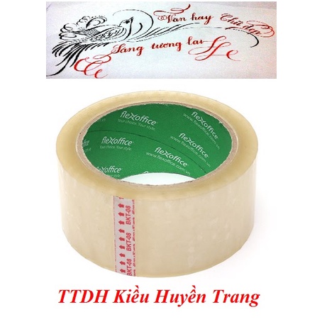 Băng Keo, Băng Dính Trong FO-BKT08-FO-BKT10 Độ Dính Cao, Khả Năng Đàn Hồi Tốt