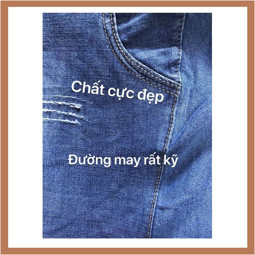 Quần Jeans Bầu, Quần Bò Bầu, Vải Jeans Mềm Đẹp Loại 1, Thời Trang Trẻ Trung - Đủ Size Cho Mẹ Bầu
