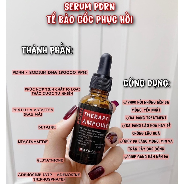 Tinh chất Kyung Lab PDRN Therary Ampoule phục hồi , tái sinh da