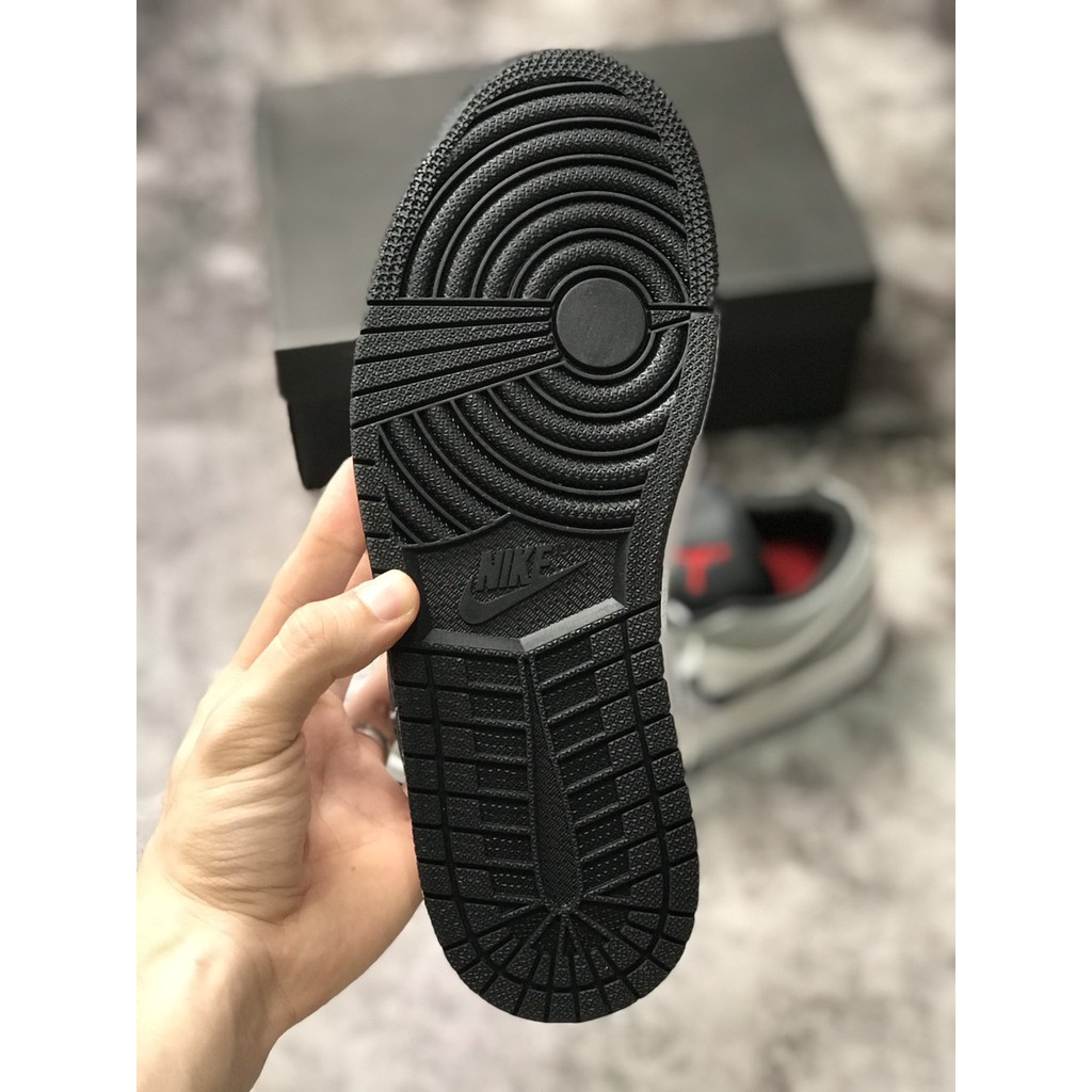 [KELLY SNEAKERS] Giày Jordan 1 Low Ghi - SmokeGrey v2 (Ảnh Thật + Hàng Sẵn)