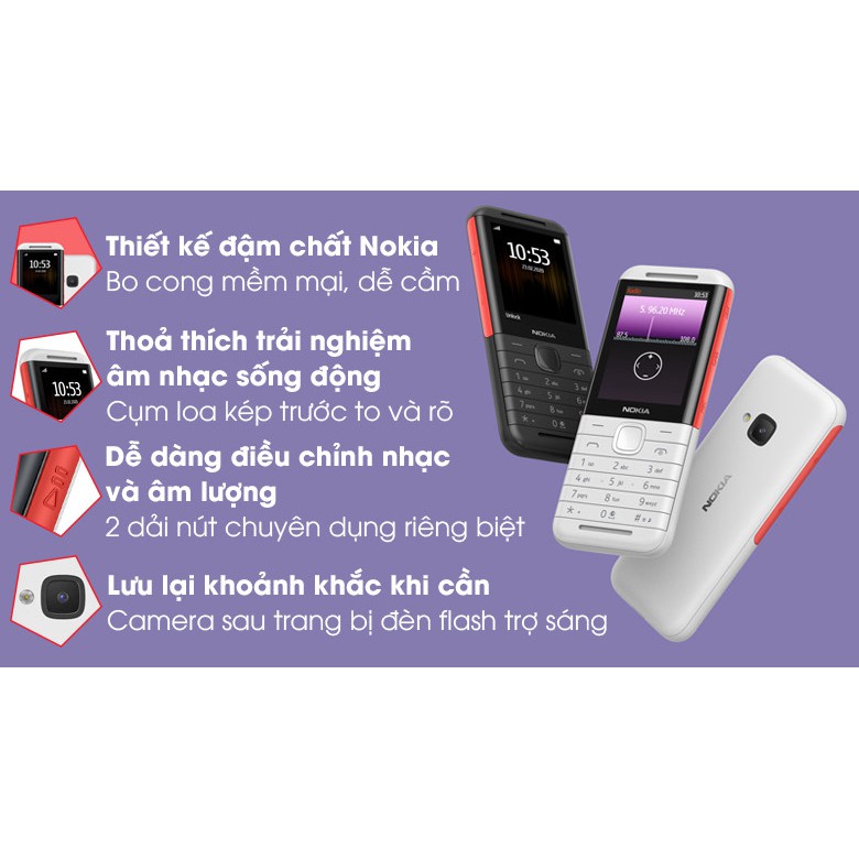 Điện thoại Nokia 5310 (2020) - chính hãng new bh 12 tháng | BigBuy360 - bigbuy360.vn