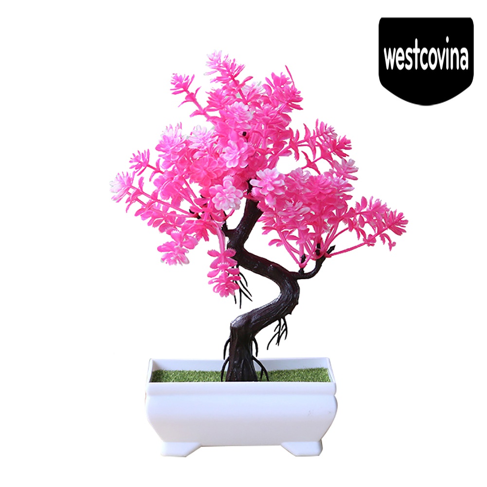 [Hot]☀ Chậu Cây Bonsai Giả Trang Trí Bàn Làm Việc