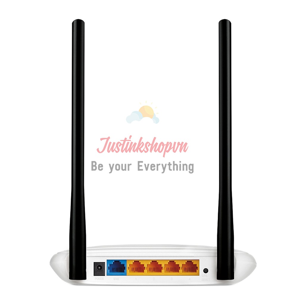 Bộ Phát Wifi 2 Râu Anten TP-Link TL-WR841N - Router Wifi Chuẩn N Tốc Độ 300Mbps - Hàng Chính Hãng - JLVQ-1206-PWTP