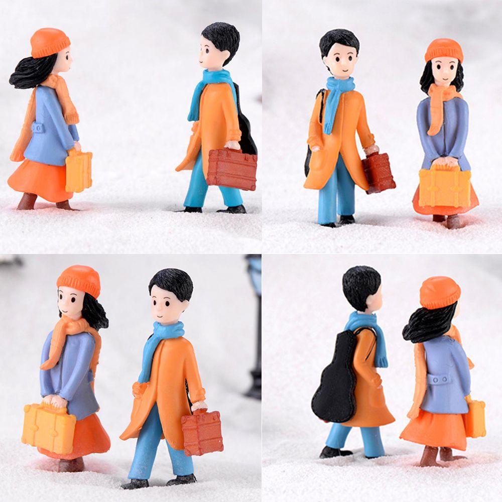 LLOYD Set 2 / 3 Mô Hình Cặp Đôi Hoạt Hình Trang Trí Tiểu Cảnh