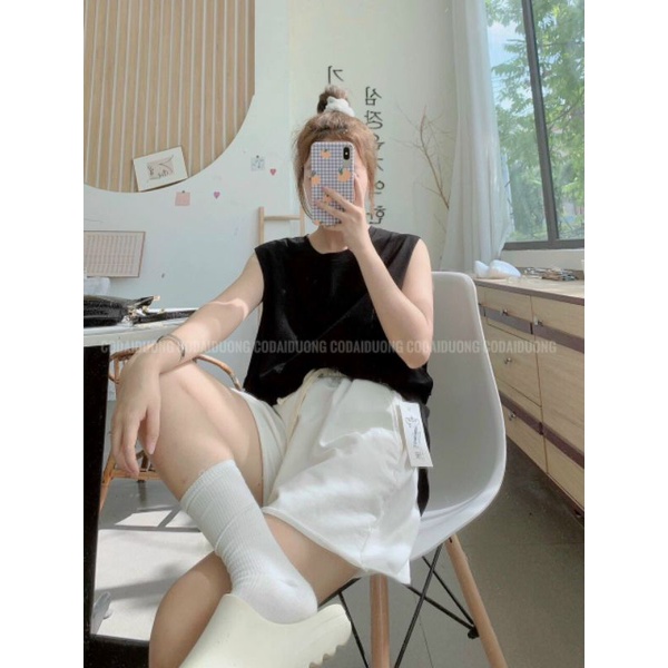 [RẺ VÔ ĐỊCH ] Áo Thun Tanktop Không Kèm Áo Trong - Áo Thun Unisex Nam Nữ Dáng Rộng 3 Lỗ Ulzzang