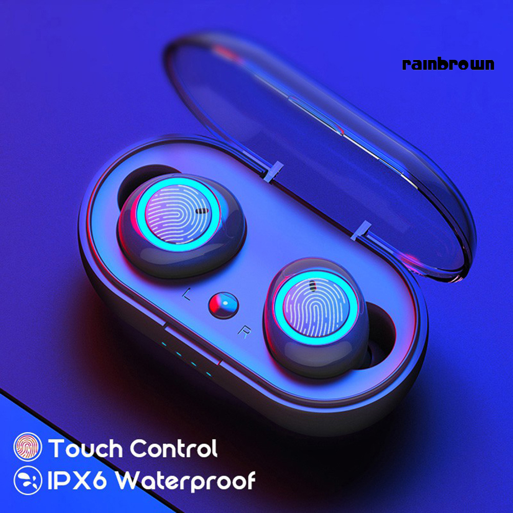 Bộ Tai Nghe Thể Thao Không Dây Bluetooth 5.0 Tws Kèm Hộp Sạc