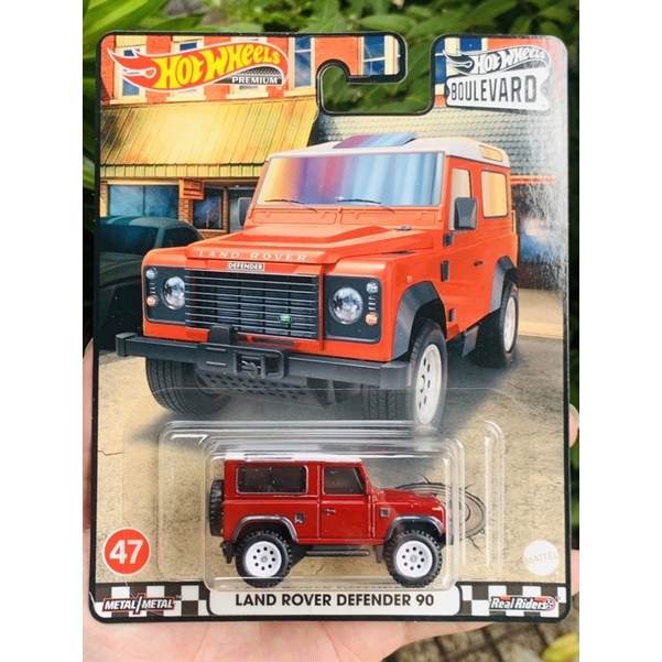 Hobby Store xe mô hình Hot Wheels Premium Boulevard Land Rover Defender 90