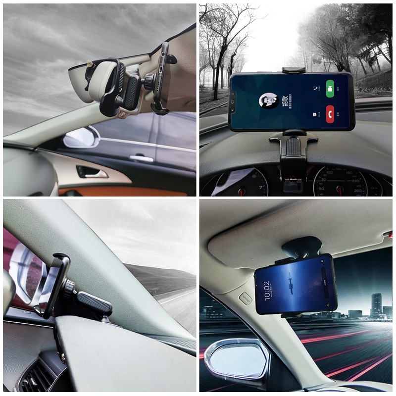 Giá Đỡ Điện Thoại Di Động Có Thể Xoay 360 Độ Gắn Bảng Điều Khiển Xe Ô Tô gps