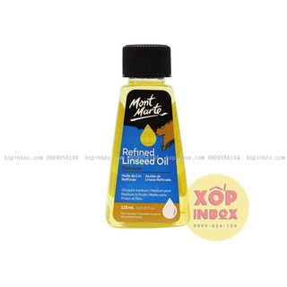 Dầu lanh pha sơn dầu Refined Linseed Oil 125ml