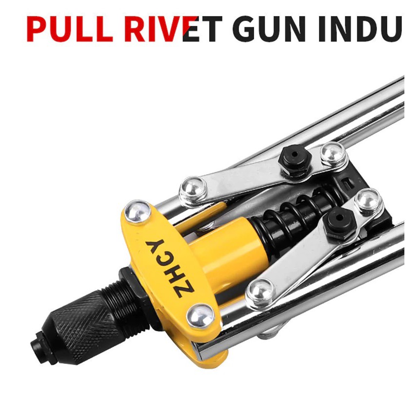 Kìm rút rive, đinh tán nhôm, inox với nhiều kích cở rive khác nhau từ 3mm - 4,8mm