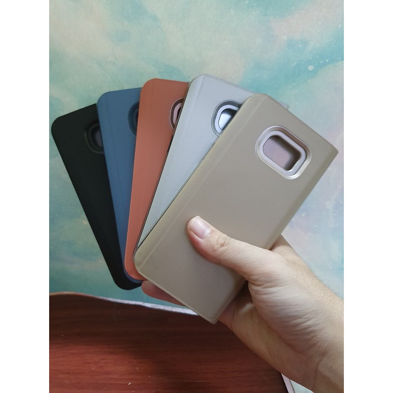 Bao DA tráng gương Clear View Samsung S7 Edge - Pktunyeu