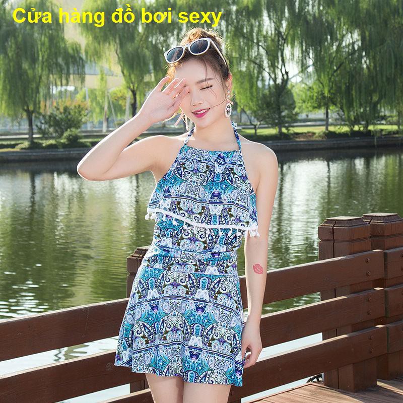 Tình yêu thơ mùa hè New Ladies Chuyên bảo Váy Flat-Angled In Belly Slim Áo tắm Đồ bơi