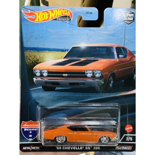 Hobby Store xe mô hình Hot Wheels Premium 69 Chevelle SS 396