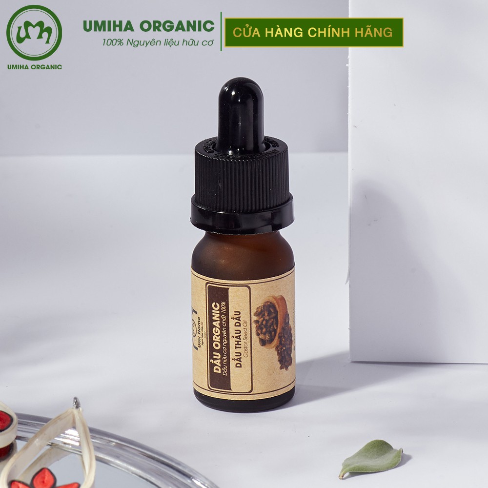 Dầu Thầu Dầu hữu cơ UMIHA nguyên chất | Castor Oil 100% Organic 10ml | BigBuy360 - bigbuy360.vn