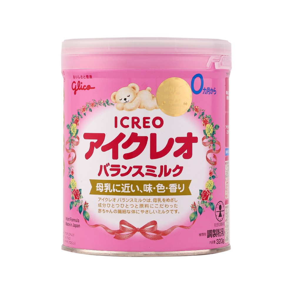 Sữa bột Glico Icreo số 0 lon nhỏ 320g