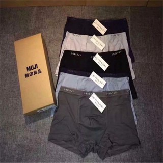 [ Hộp 5 quần] Sịp Nam, Quần Lót Nam Đùi Muji Cotton cao cấp