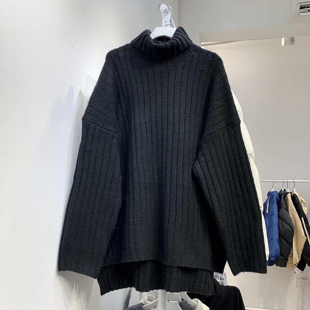 210743 Áo len nữ, áo len cổ lọ xẻ tà, áo len ulzzang, áo len lông thỏ mềm mịn freesize nhiều màu | BigBuy360 - bigbuy360.vn