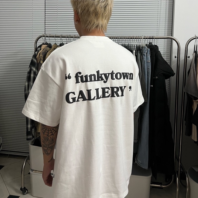 ÁO THUN FUNKY GALLERY WHITE NAM NỮ UNISEX