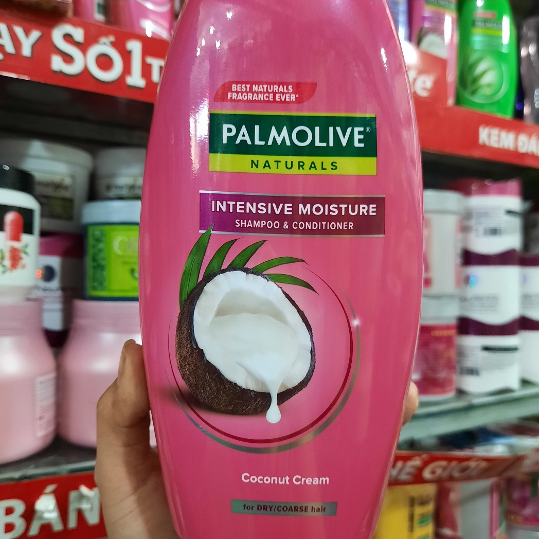 Dầu gội Palmolive Naturals dưỡng ẩm bổ sung 600ml